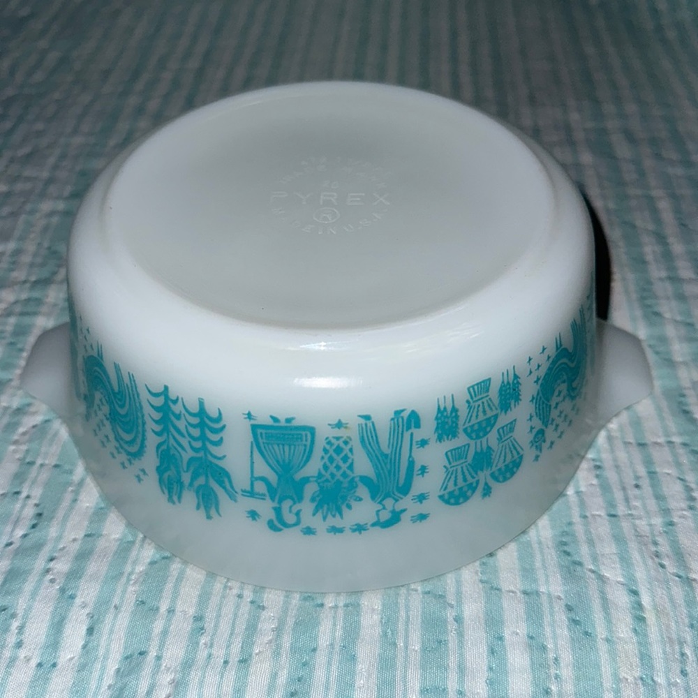 Pyrex Butterprint 1 1/2 Pint Casserole Dish # 472 No Lid EVC